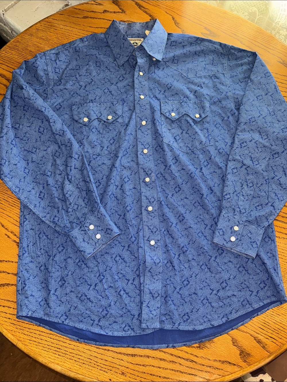 Vintage Resistol pearl snap